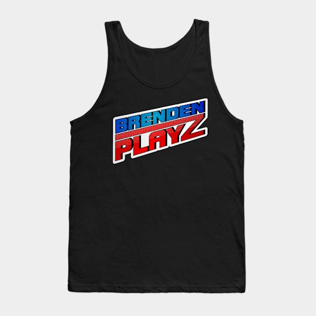 BPZ Blue & Red Tank Top by BrendenPlayz